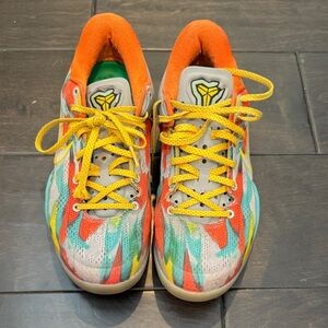 Nike Kids Sneakers - Orange, Yellow, Green, Gray